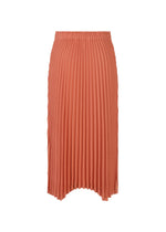 A detail shot of the PLEATS PLEASE ISSEY MIYAKE CIRCULAR skirt.