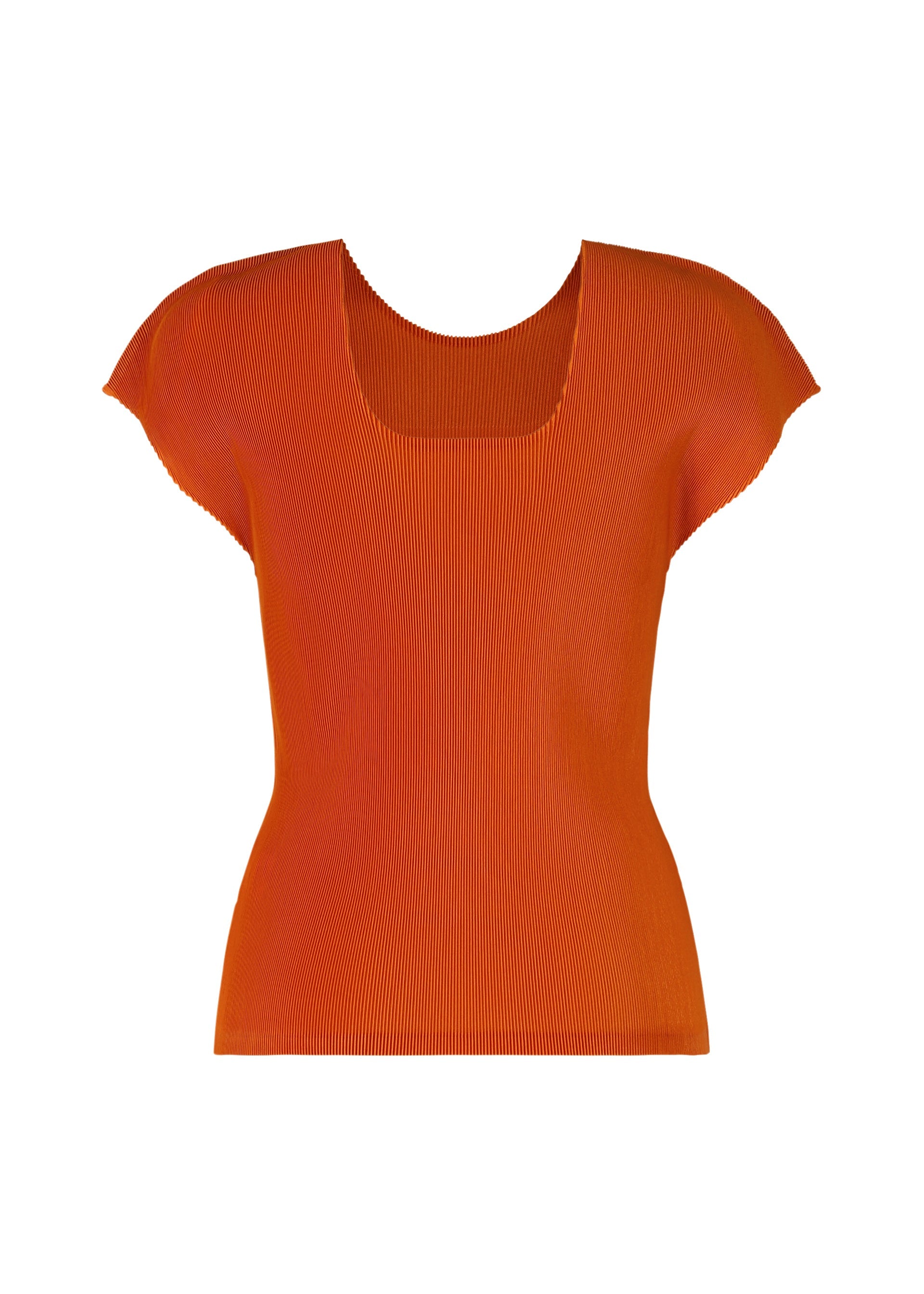 A detail shot of the PLEATS PLEASE ISSEY MIYAKE MIST JULY top.