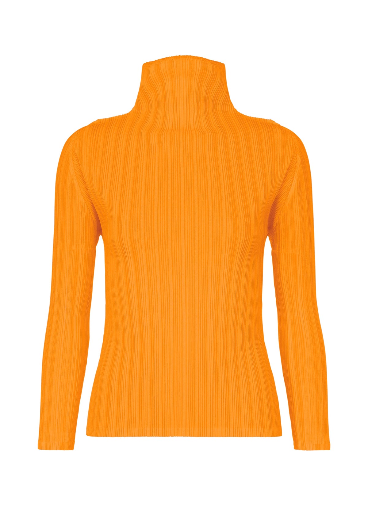 A product shot of the PLEATS PLEASE ISSEY MIYAKE RIB PLEATS DECEMBER clothing in yellow (52).