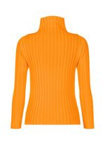 A detail shot of the PLEATS PLEASE ISSEY MIYAKE RIB PLEATS DECEMBER clothing.