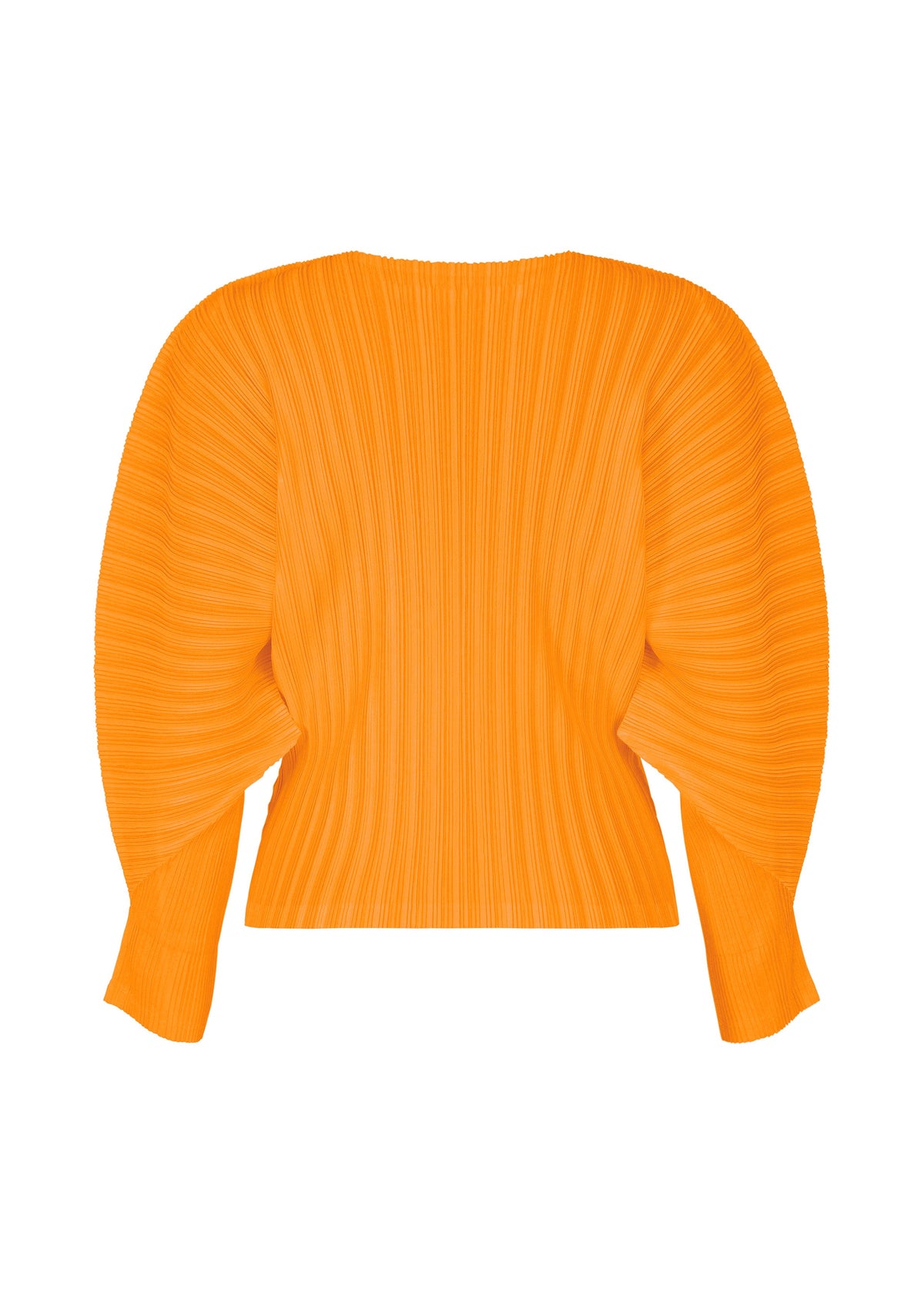 A detail shot of the PLEATS PLEASE ISSEY MIYAKE RIB PLEATS DECEMBER clothing.