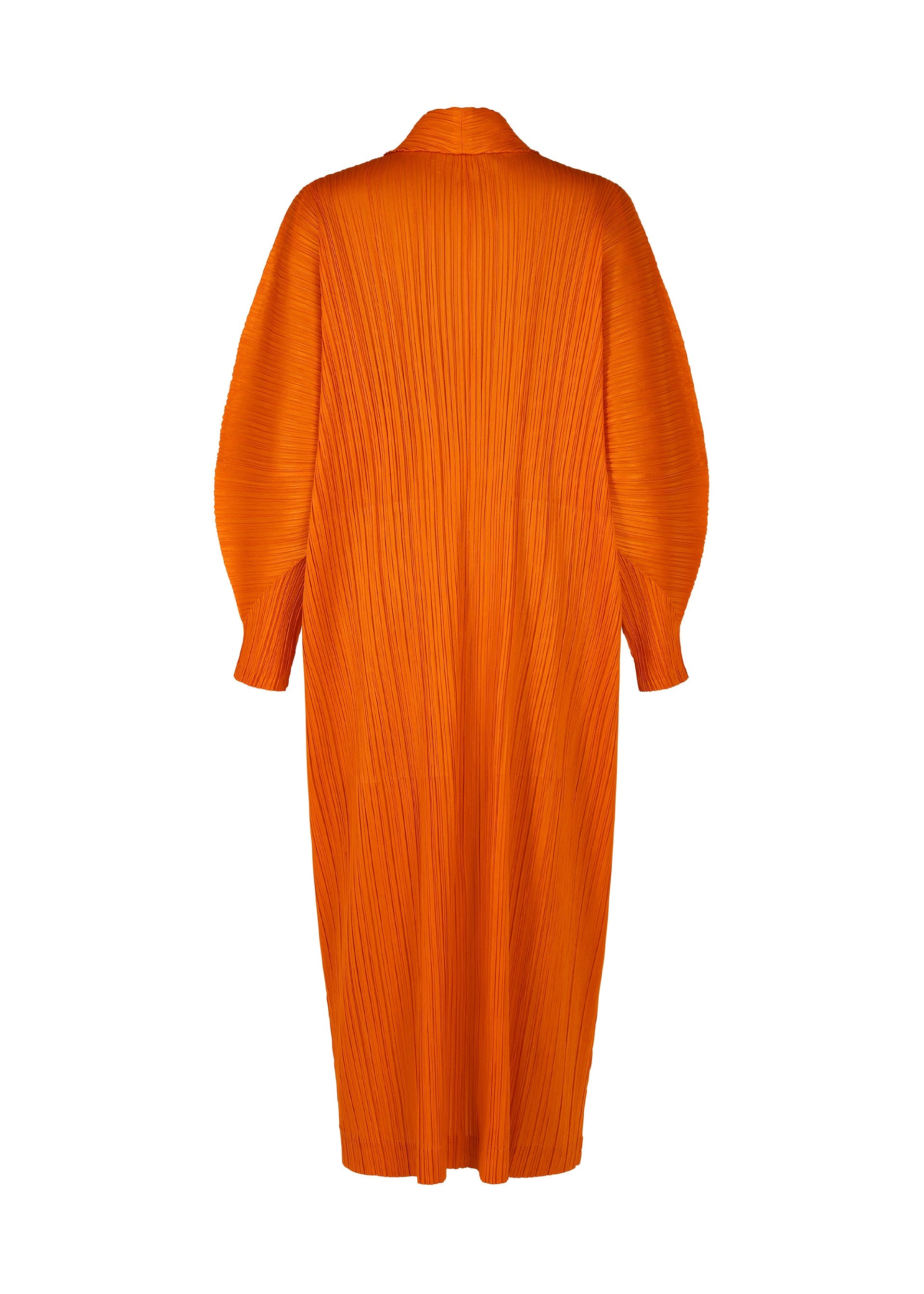 A detail shot of the PLEATS PLEASE ISSEY MIYAKE MONTHLY COLORS DECEMBER clothing.