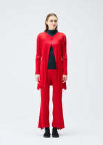 A model wears the PLEATS PLEASE ISSEY MIYAKE OLE! clothing.