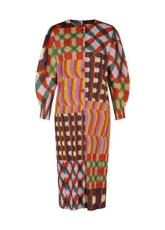 A product shot of the PLEATS PLEASE ISSEY MIYAKE HARMONY clothing in pink (22).