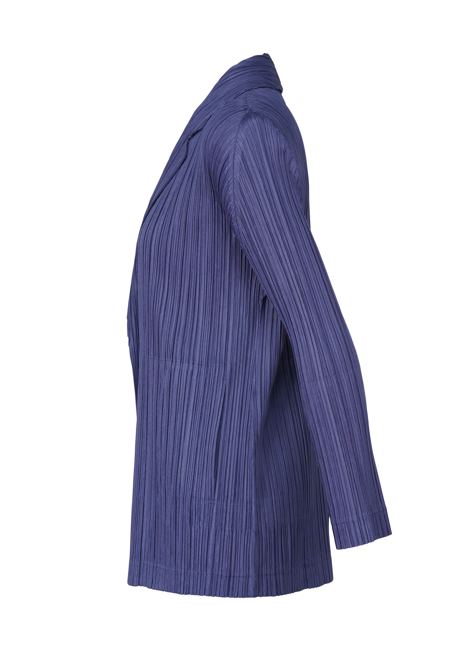 A detail shot of the PLEATS PLEASE ISSEY MIYAKE PLEATS JACKET jacket.