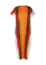 A product shot of the PLEATS PLEASE ISSEY MIYAKE JUMP vest in red.