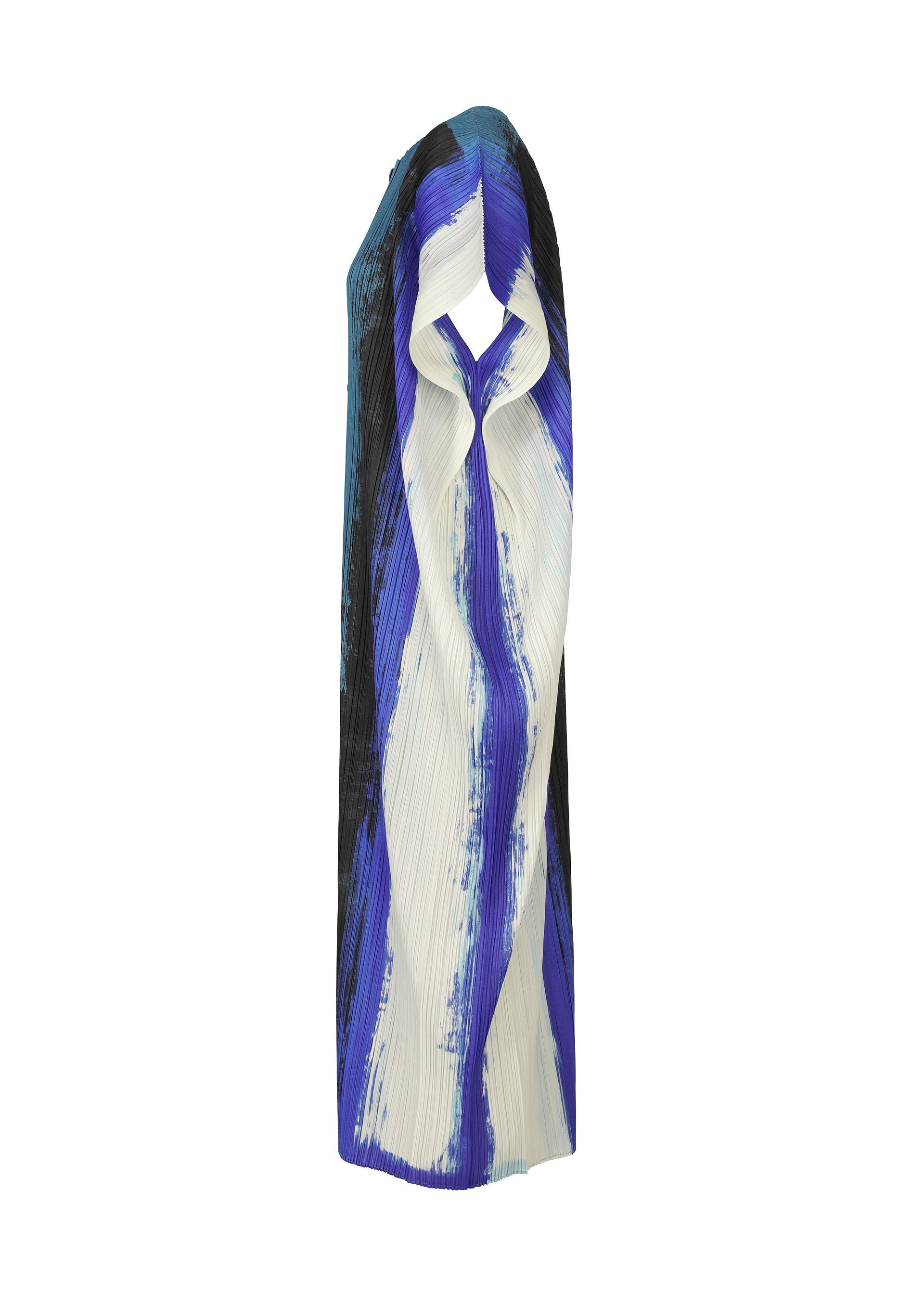 A detail shot of the PLEATS PLEASE ISSEY MIYAKE JUMP vest.