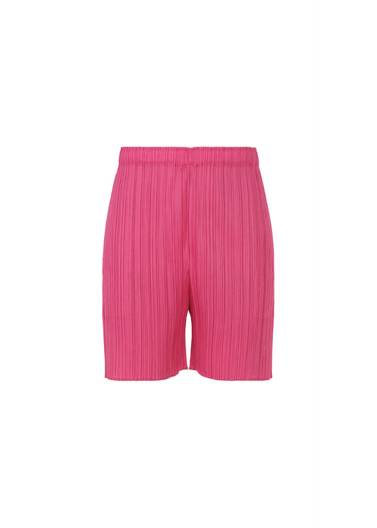 LUCID PLEATS Shorts Bright Pink