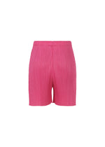 LUCID PLEATS Shorts Bright Pink