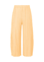 MELLOW PLEATS Trousers Cream Yellow