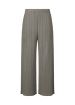 A product shot of the PLEATS PLEASE ISSEY MIYAKE SQUARE trousers in grey (12).