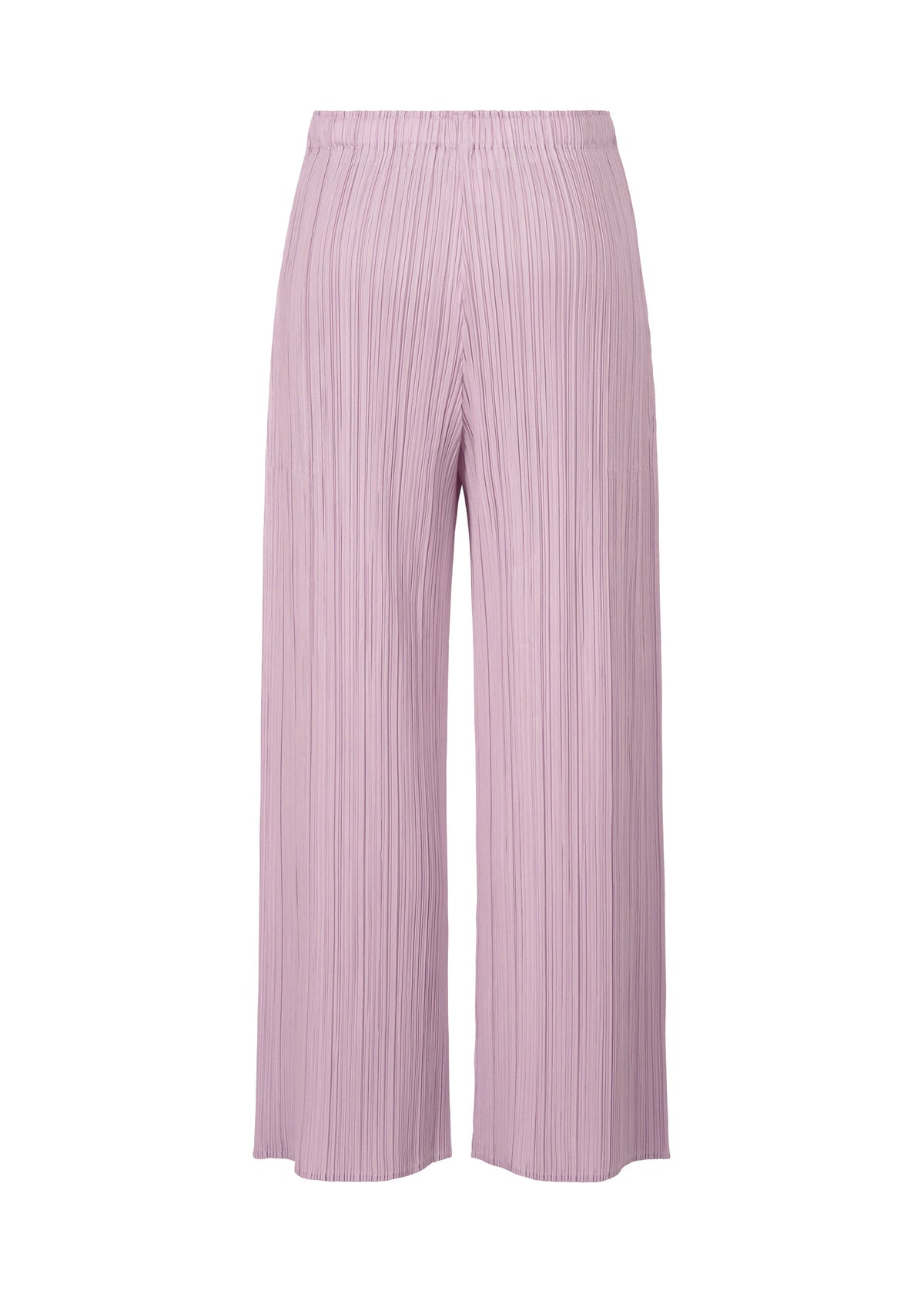 A detail shot of the PLEATS PLEASE ISSEY MIYAKE SQUARE trousers.