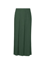 A product shot of the PLEATS PLEASE ISSEY MIYAKE MONTHLY COLORS DECEMBER clothing in forest green (64).