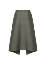 A detail shot of the PLEATS PLEASE ISSEY MIYAKE MIX skirt.