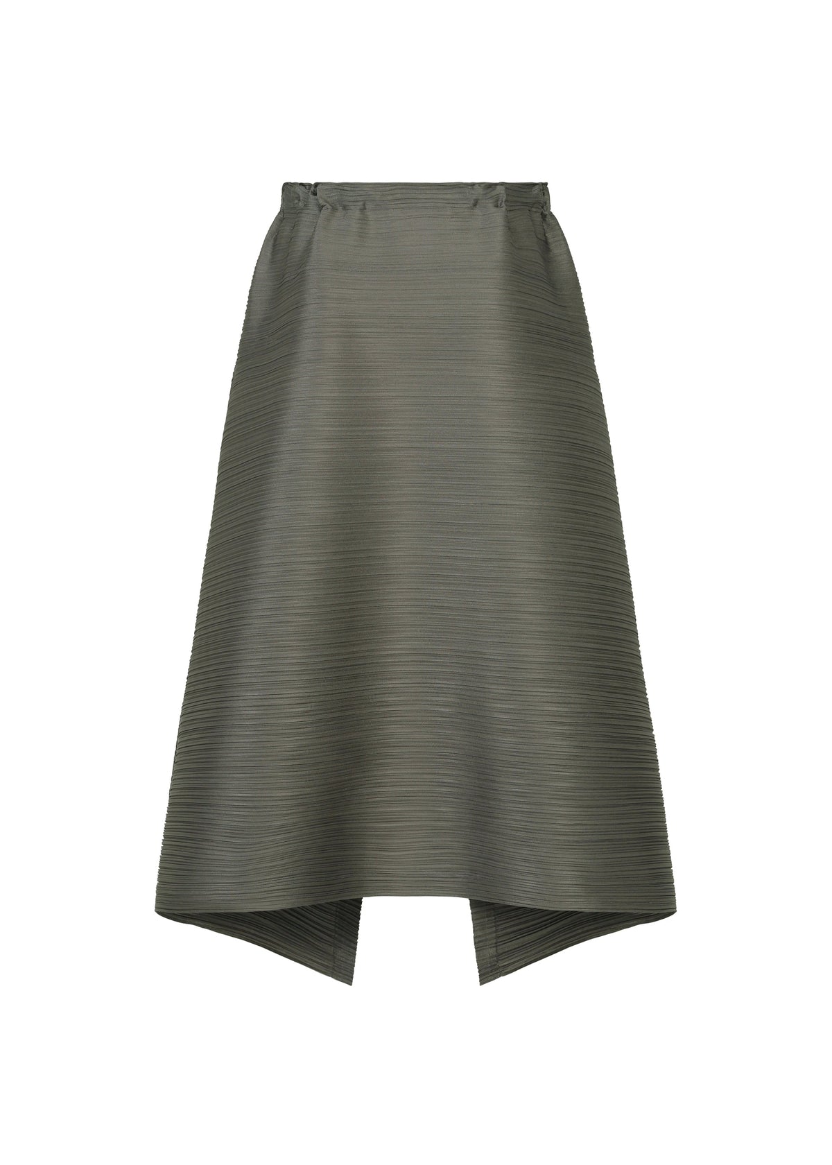 A detail shot of the PLEATS PLEASE ISSEY MIYAKE MIX skirt.