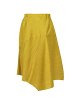 A detail shot of the PLEATS PLEASE ISSEY MIYAKE SPIN skirt.