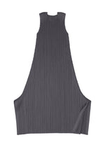 A detail shot of the PLEATS PLEASE ISSEY MIYAKE MONTHLY COLORS JULY dress.