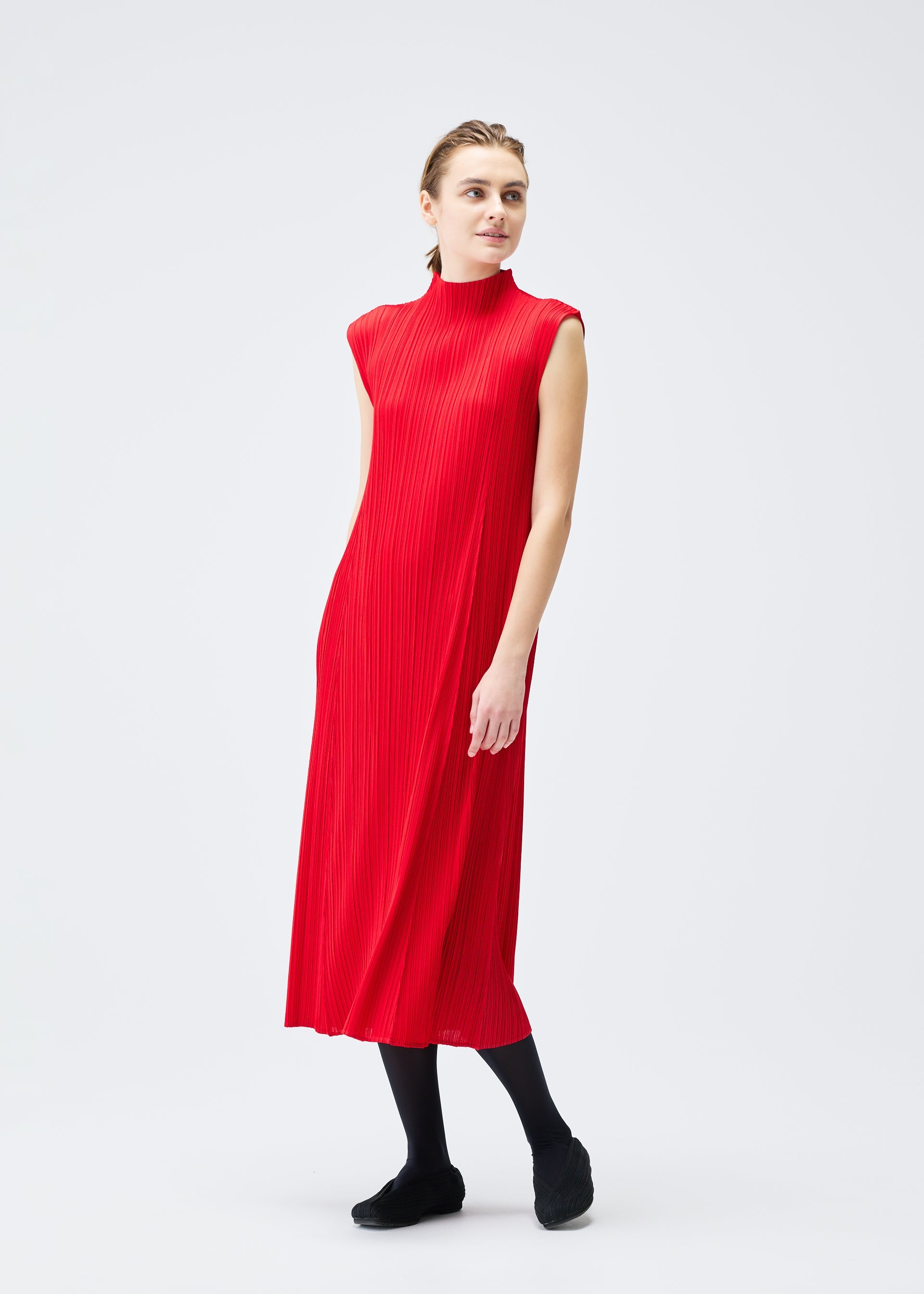 please please please red dress New Colorful Basics Dress in Red SVRN