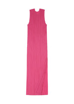 A detail shot of the PLEATS PLEASE ISSEY MIYAKE LUCID PLEATS dress.