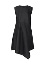 A product shot of the PLEATS PLEASE ISSEY MIYAKE SPIN dress in black (15).