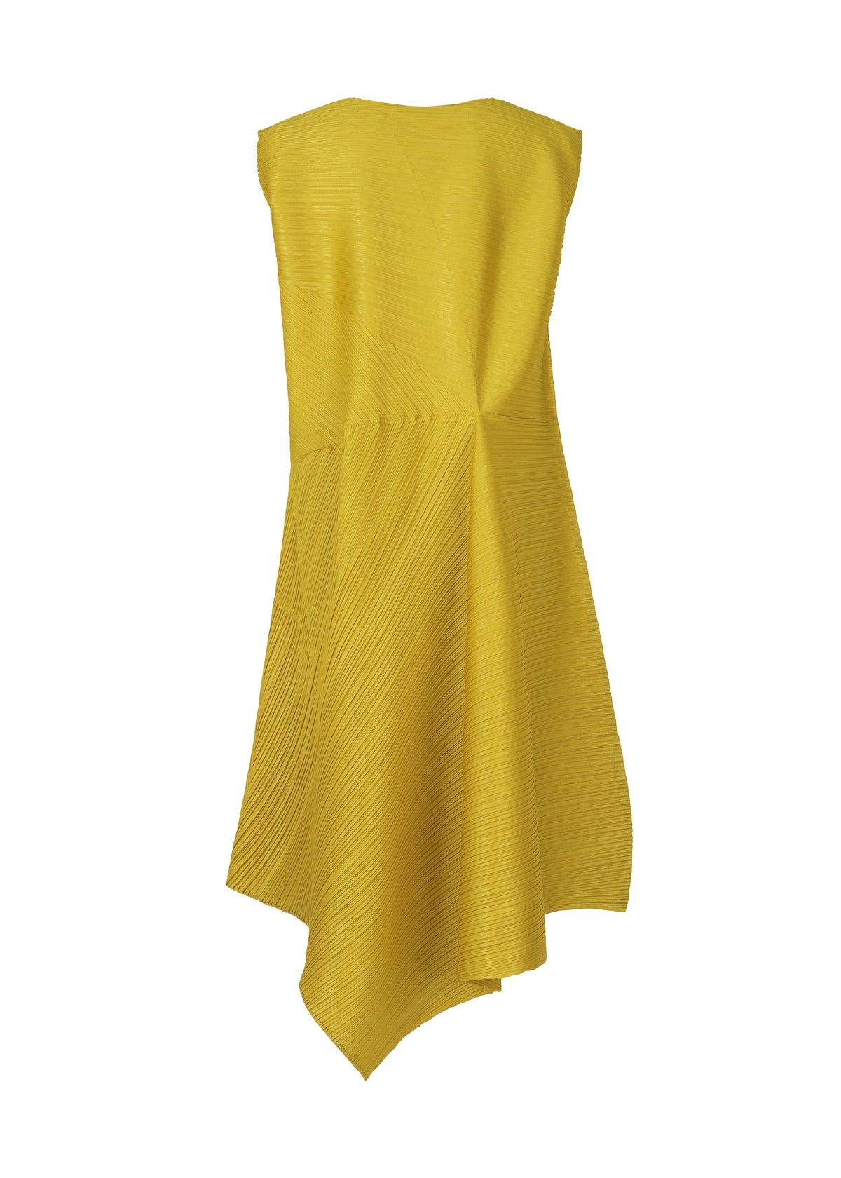 A detail shot of the PLEATS PLEASE ISSEY MIYAKE SPIN dress.