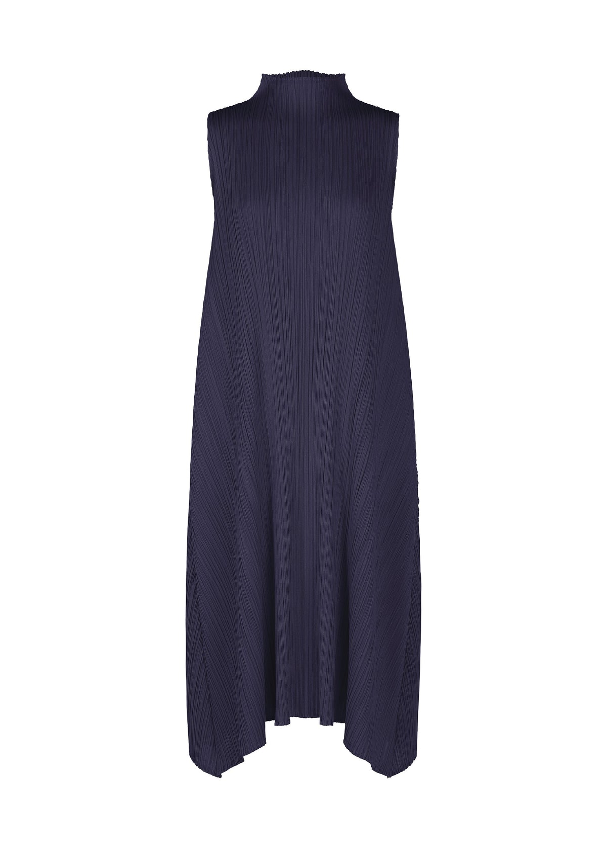 A product shot of the PLEATS PLEASE ISSEY MIYAKE EFFICIENT SQUARE 2 clothing in dark navy (78).