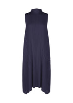 A product shot of the PLEATS PLEASE ISSEY MIYAKE EFFICIENT SQUARE 2 clothing in dark navy (78).