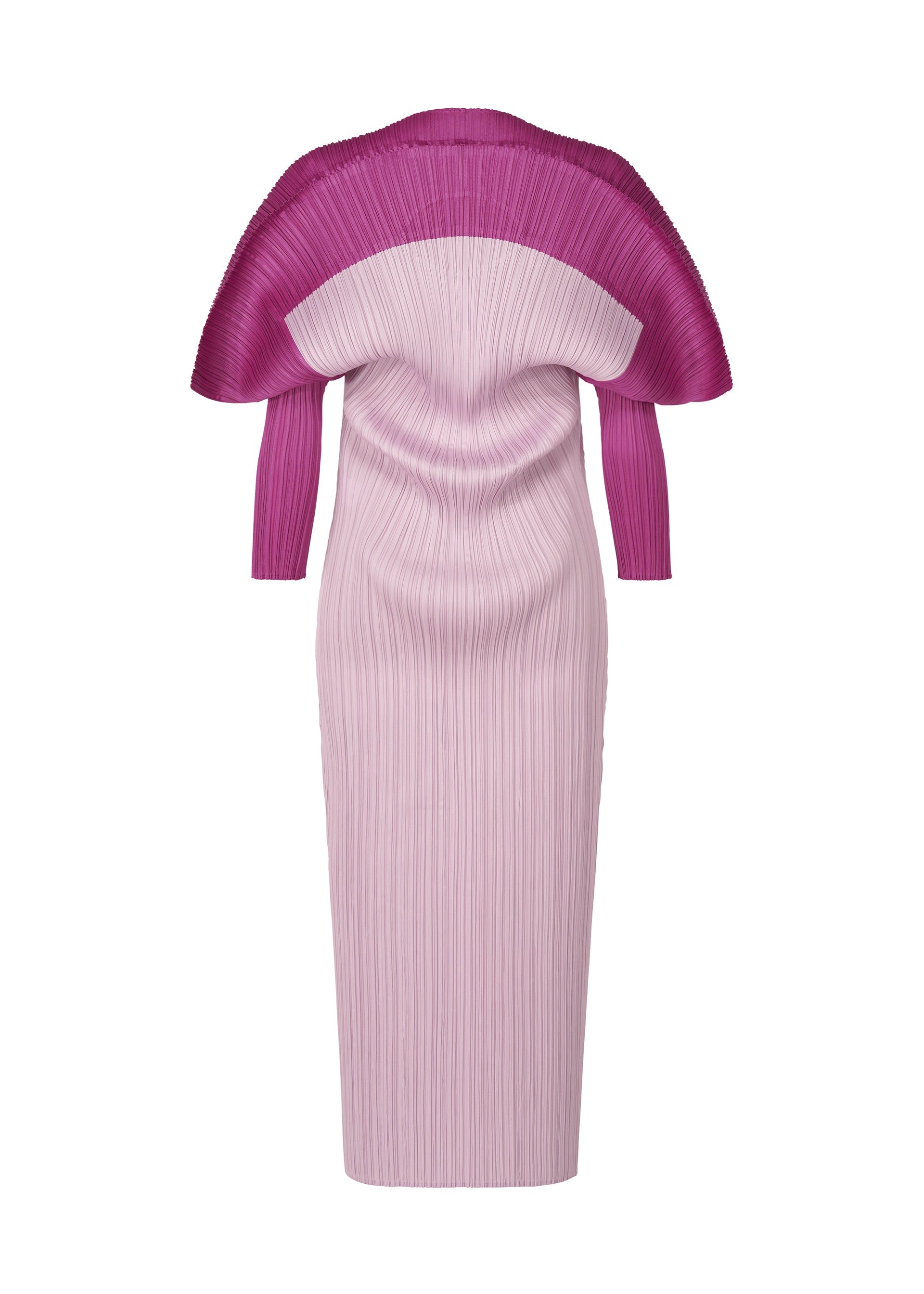 A detail shot of the PLEATS PLEASE ISSEY MIYAKE SQUARE dress.