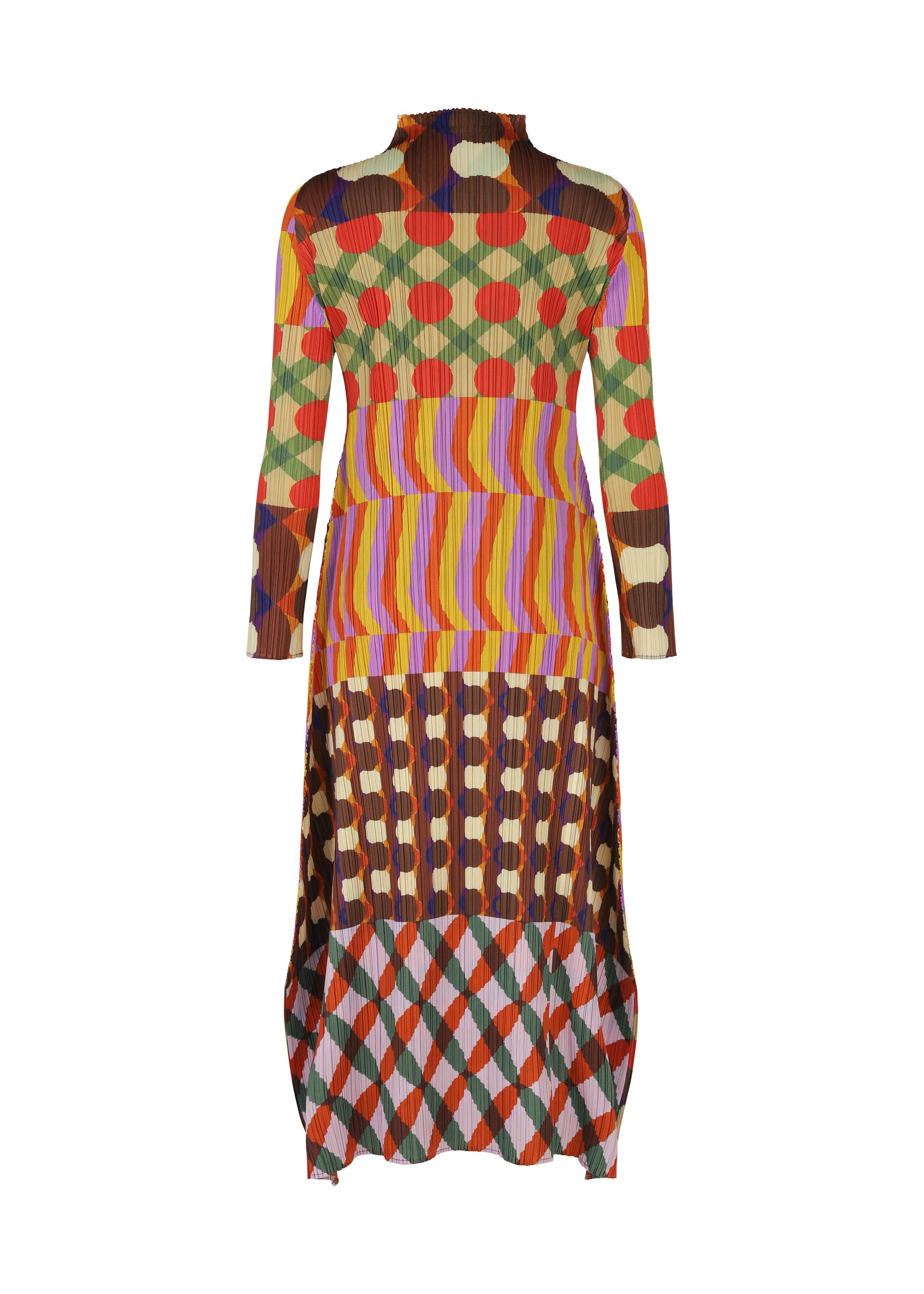 A detail shot of the PLEATS PLEASE ISSEY MIYAKE HARMONY clothing.