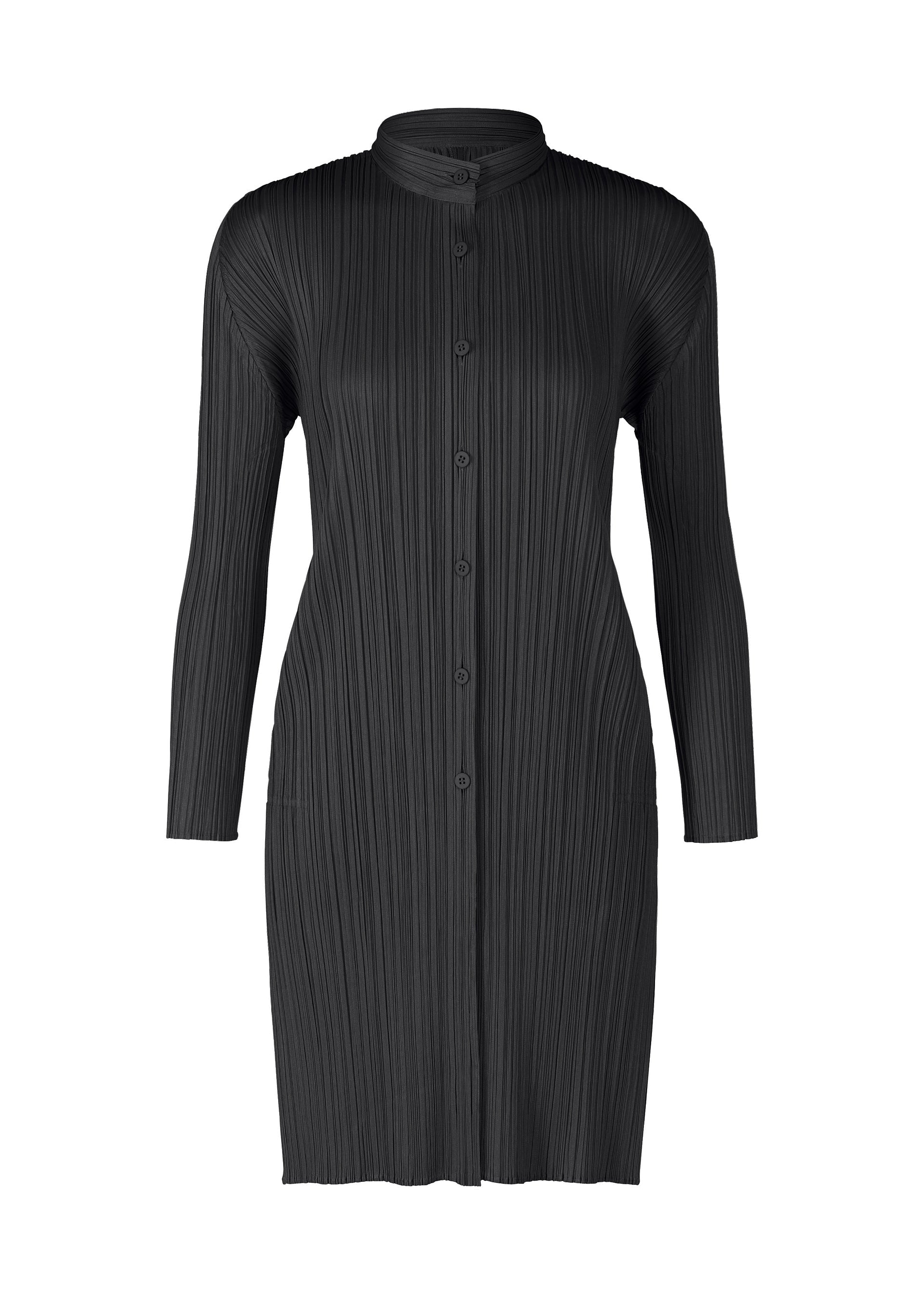 A product shot of the PLEATS PLEASE ISSEY MIYAKE PLEATS SHIRT shirt in black (15).
