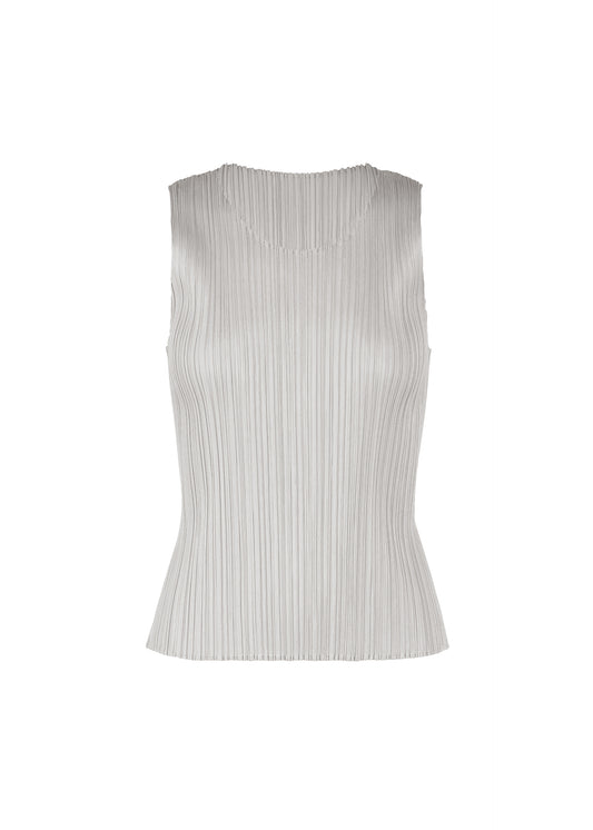 LUCID PLEATS Top Light Grey