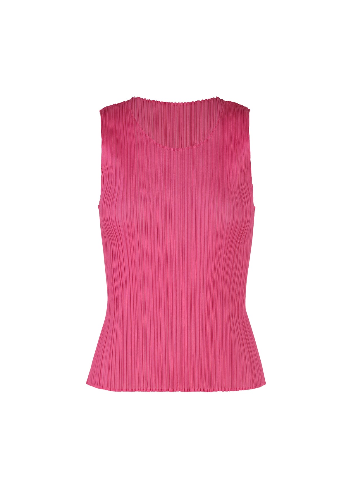 LUCID PLEATS Top Bright Pink