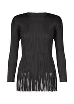 A product shot of the PLEATS PLEASE ISSEY MIYAKE WAVE top in black (15).