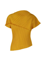 A detail shot of the PLEATS PLEASE ISSEY MIYAKE LEAP top.