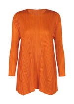 A product shot of the PLEATS PLEASE ISSEY MIYAKE EFFICIENT SQUARE 2 clothing in orange (32).