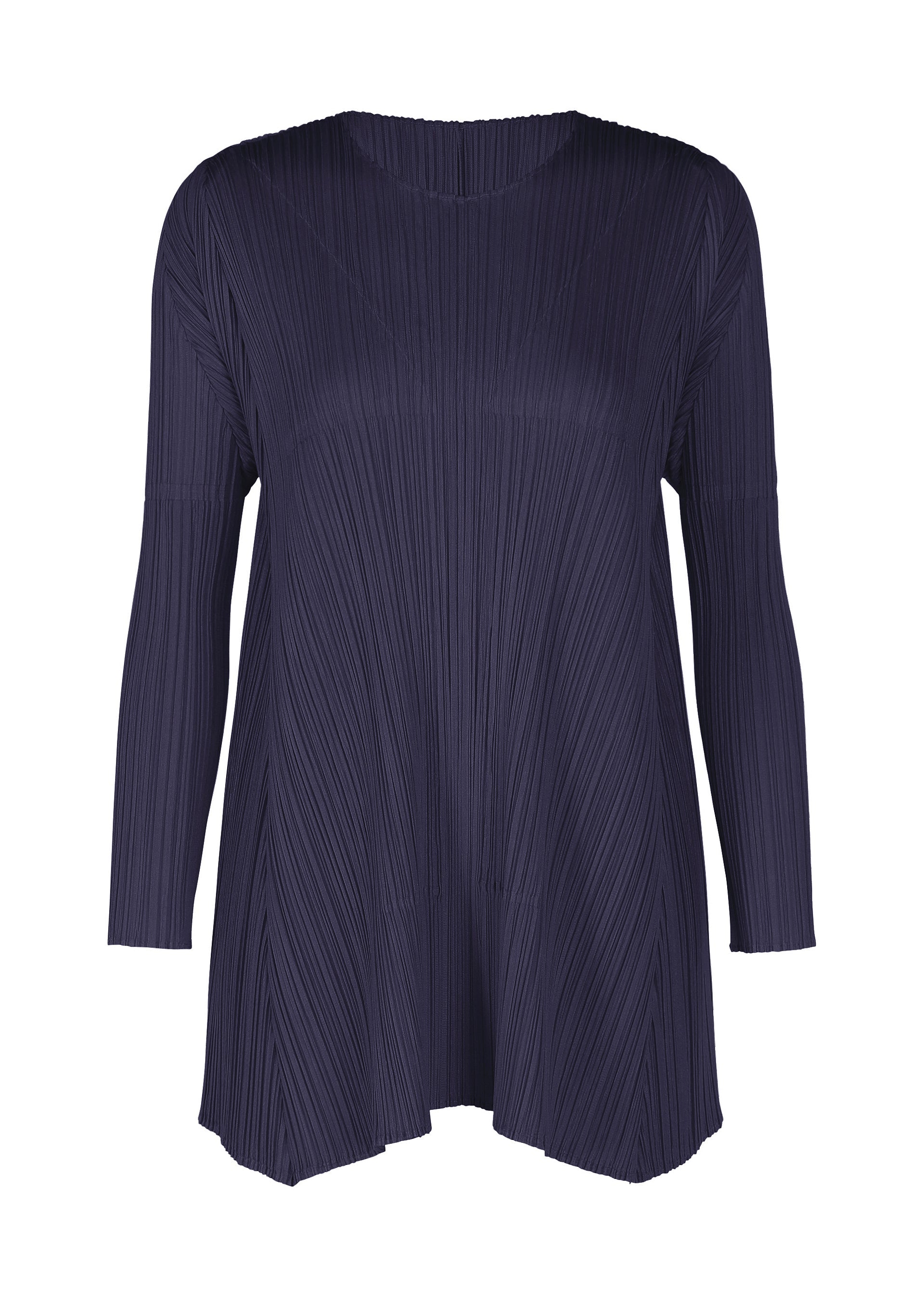 A product shot of the PLEATS PLEASE ISSEY MIYAKE EFFICIENT SQUARE 2 clothing in dark navy (78).