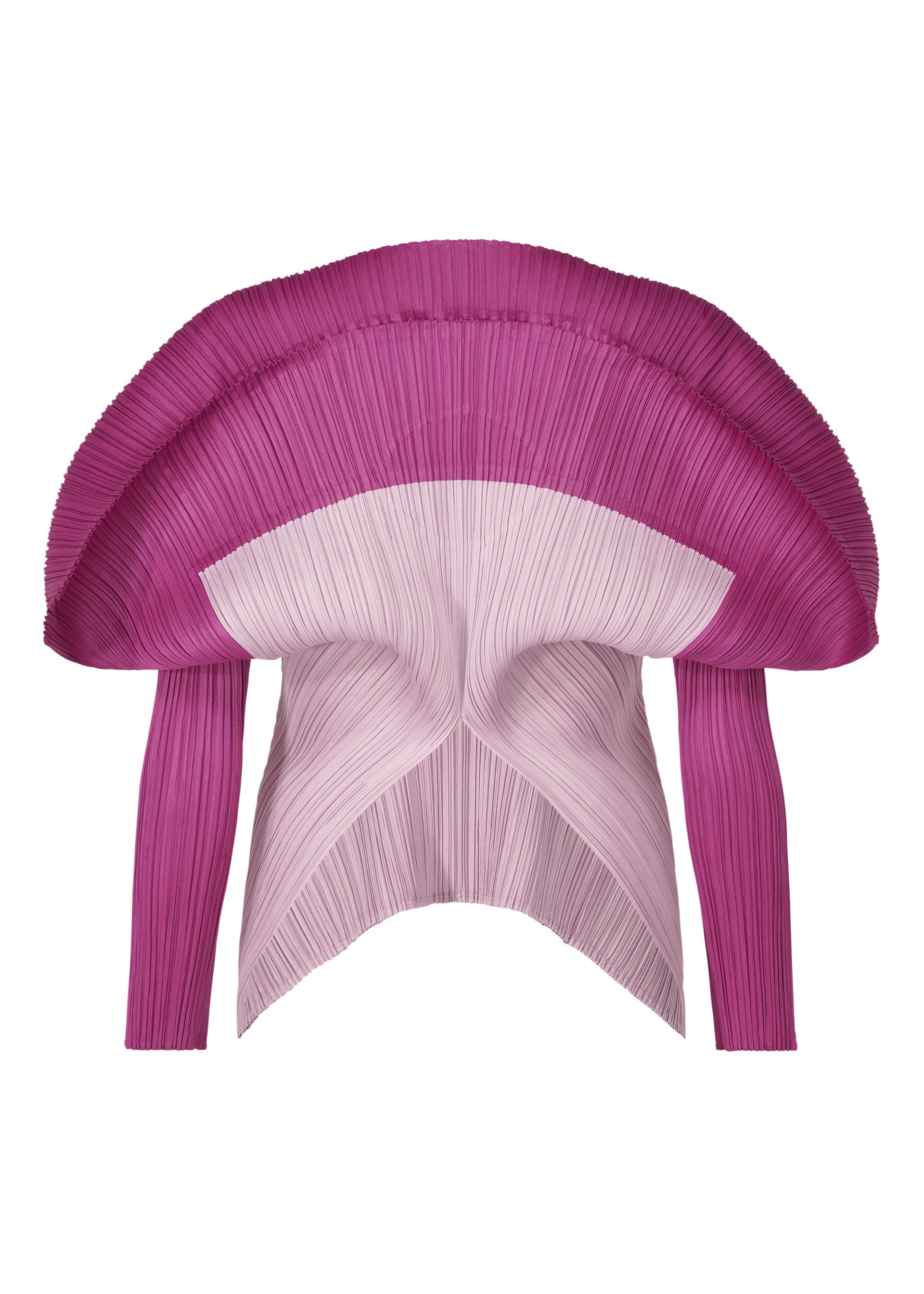 A detail shot of the PLEATS PLEASE ISSEY MIYAKE SQUARE top.