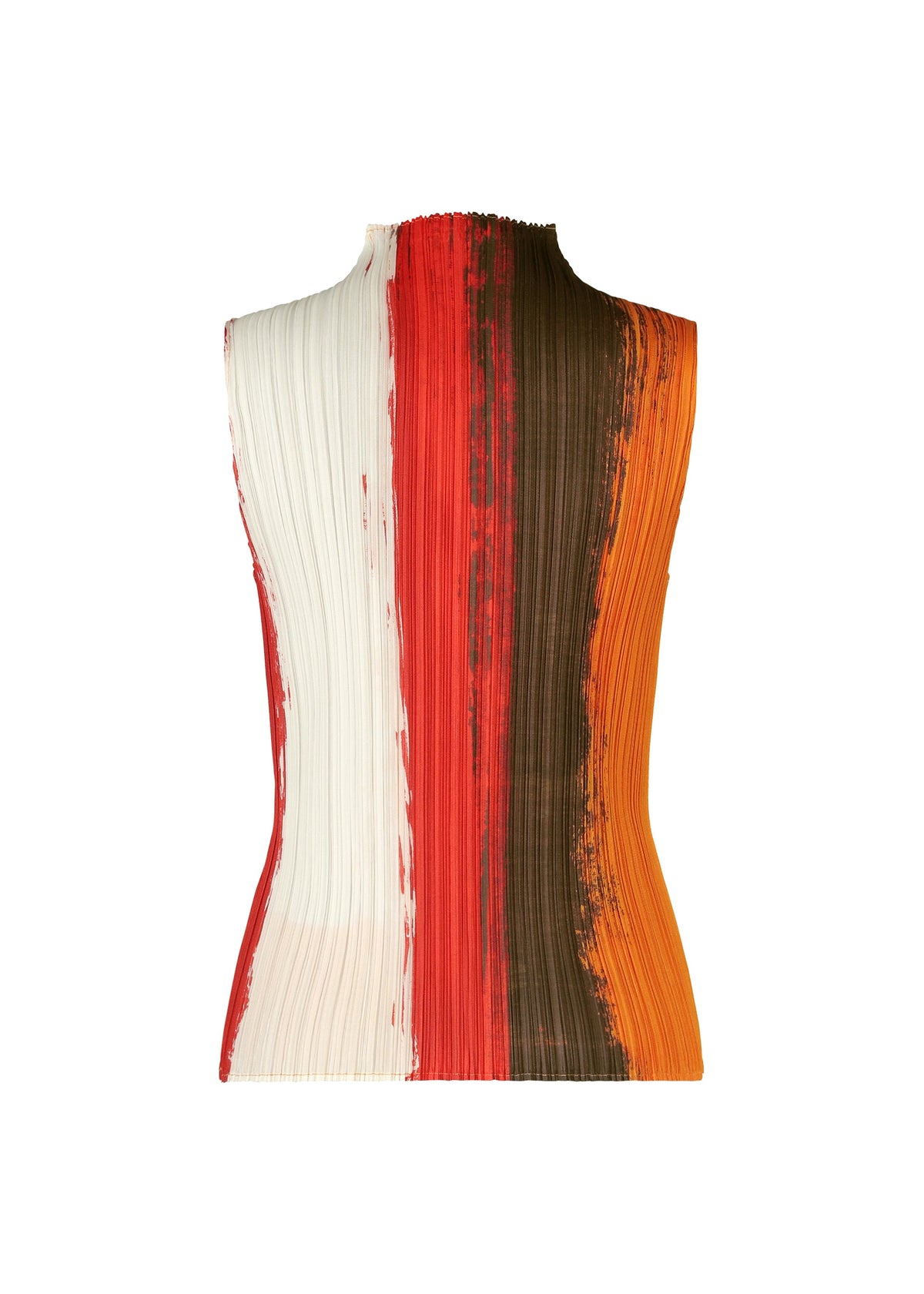 A detail shot of the PLEATS PLEASE ISSEY MIYAKE JUMP top.