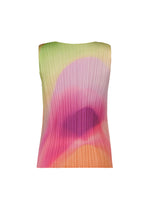 A detail shot of the PLEATS PLEASE ISSEY MIYAKE GROOVE top.