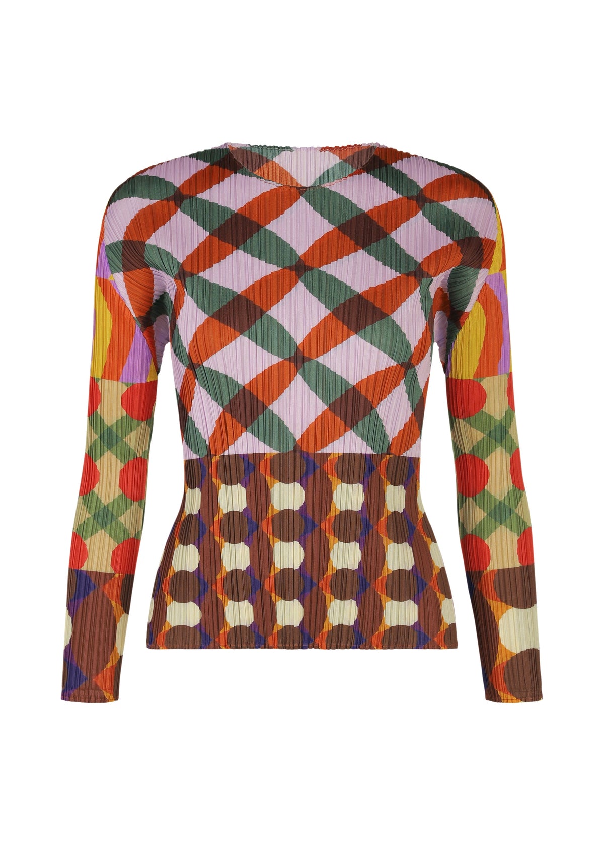 A product shot of the PLEATS PLEASE ISSEY MIYAKE HARMONY clothing in pink (22).