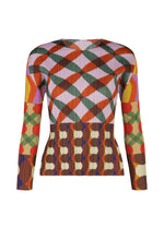 A product shot of the PLEATS PLEASE ISSEY MIYAKE HARMONY clothing in pink (22).