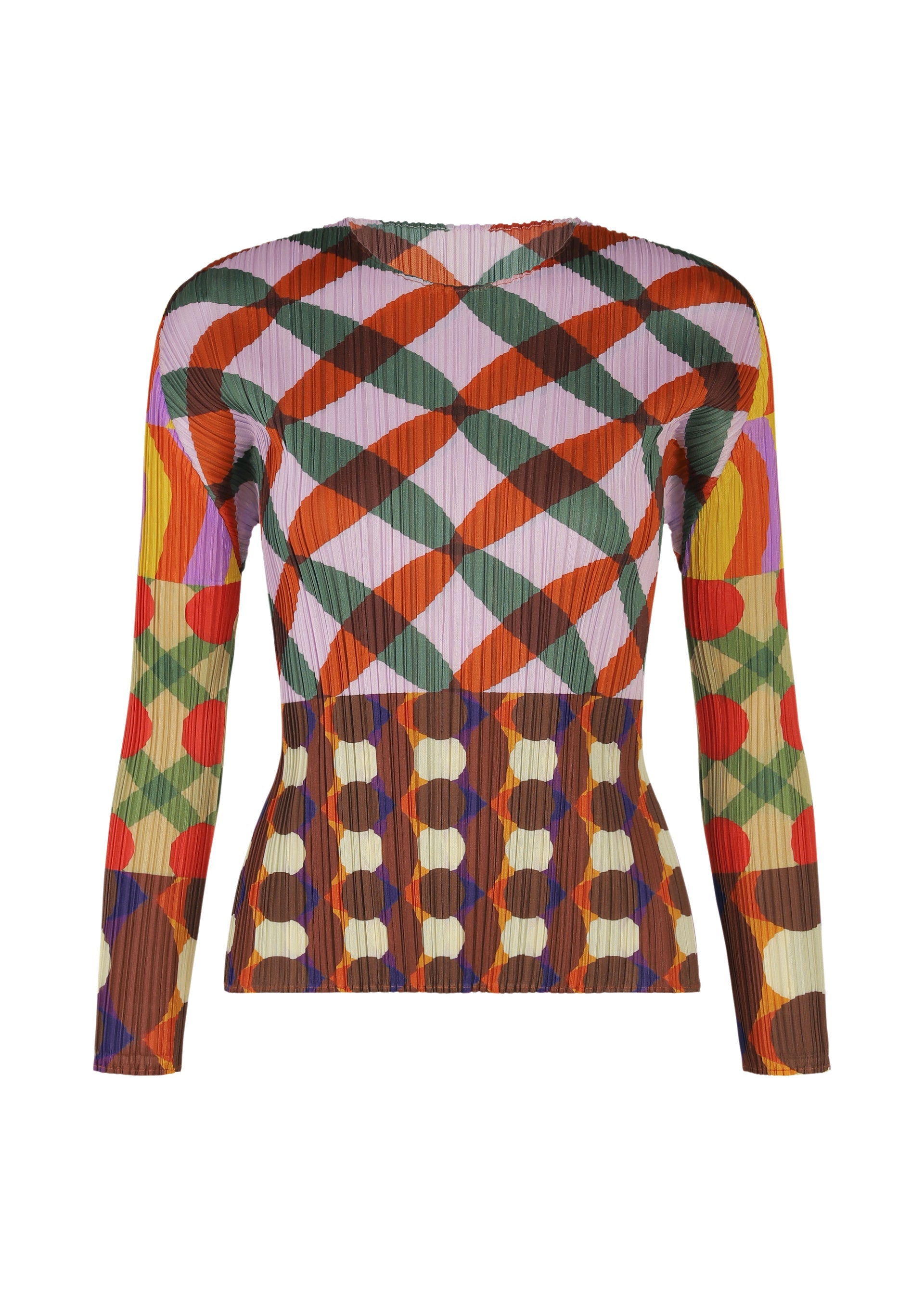 A product shot of the PLEATS PLEASE ISSEY MIYAKE HARMONY clothing in pink (22).