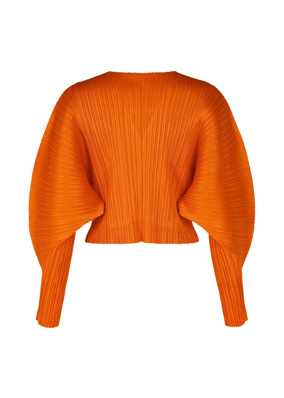 A detail shot of the PLEATS PLEASE ISSEY MIYAKE MONTHLY COLORS DECEMBER clothing.
