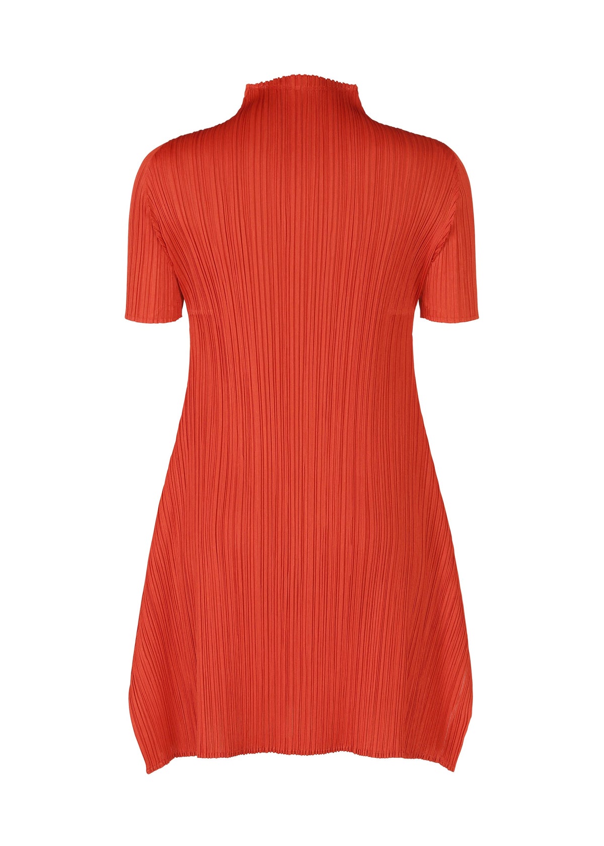 A detail shot of the PLEATS PLEASE ISSEY MIYAKE MONTHLY COLORS JULY tunic.