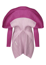 A detail shot of the PLEATS PLEASE ISSEY MIYAKE SQUARE tunic.