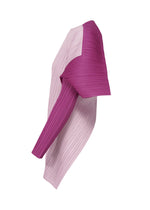 A detail shot of the PLEATS PLEASE ISSEY MIYAKE SQUARE tunic.