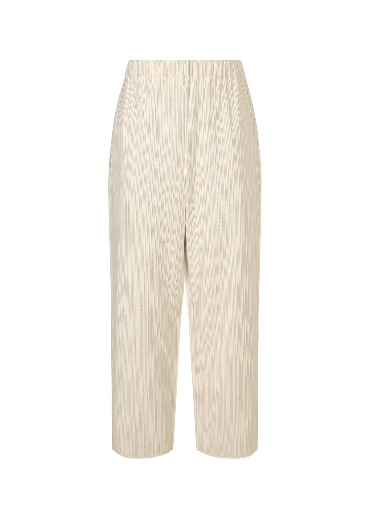 A product shot of the PLEATS PLEASE ISSEY MIYAKE A POC SHELL clothing in off white (02).