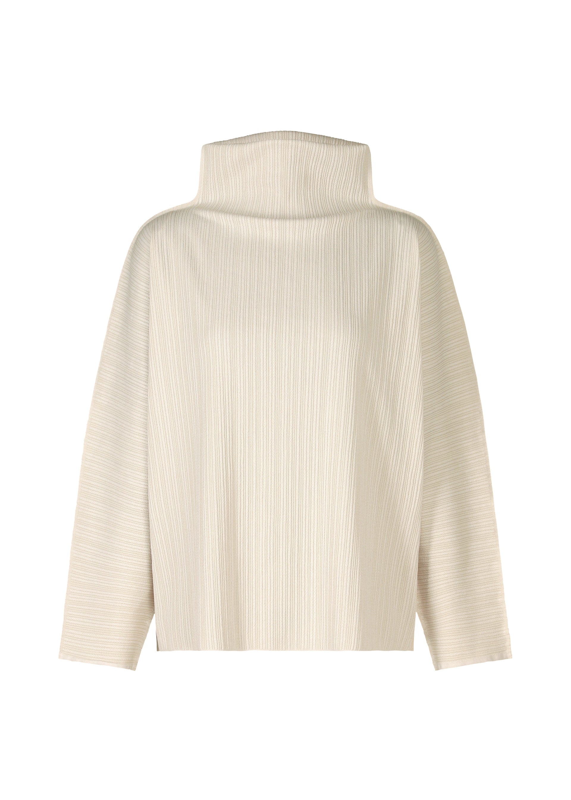 A product shot of the PLEATS PLEASE ISSEY MIYAKE A POC SHELL clothing in off white (02).