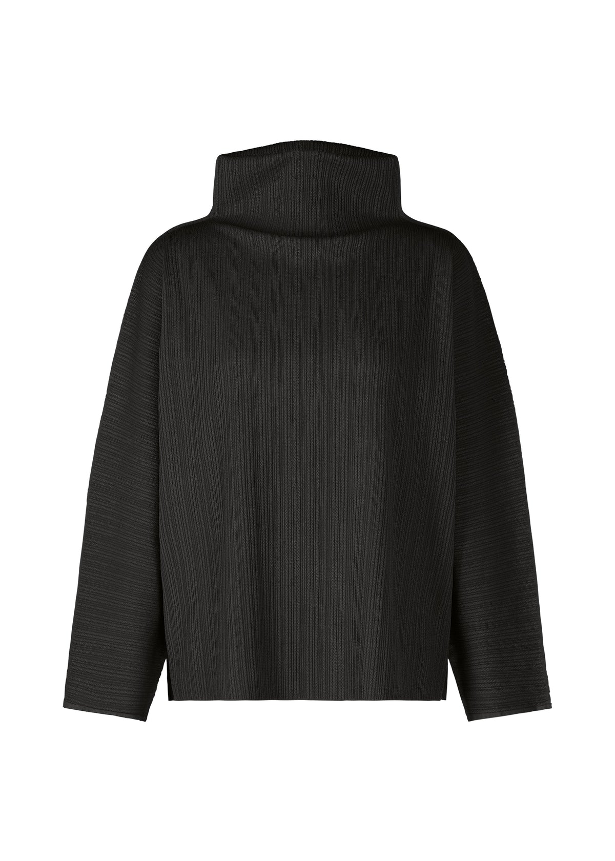 A product shot of the PLEATS PLEASE ISSEY MIYAKE A POC SHELL clothing in black (15).