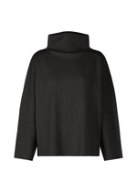 A product shot of the PLEATS PLEASE ISSEY MIYAKE A POC SHELL clothing in black (15).